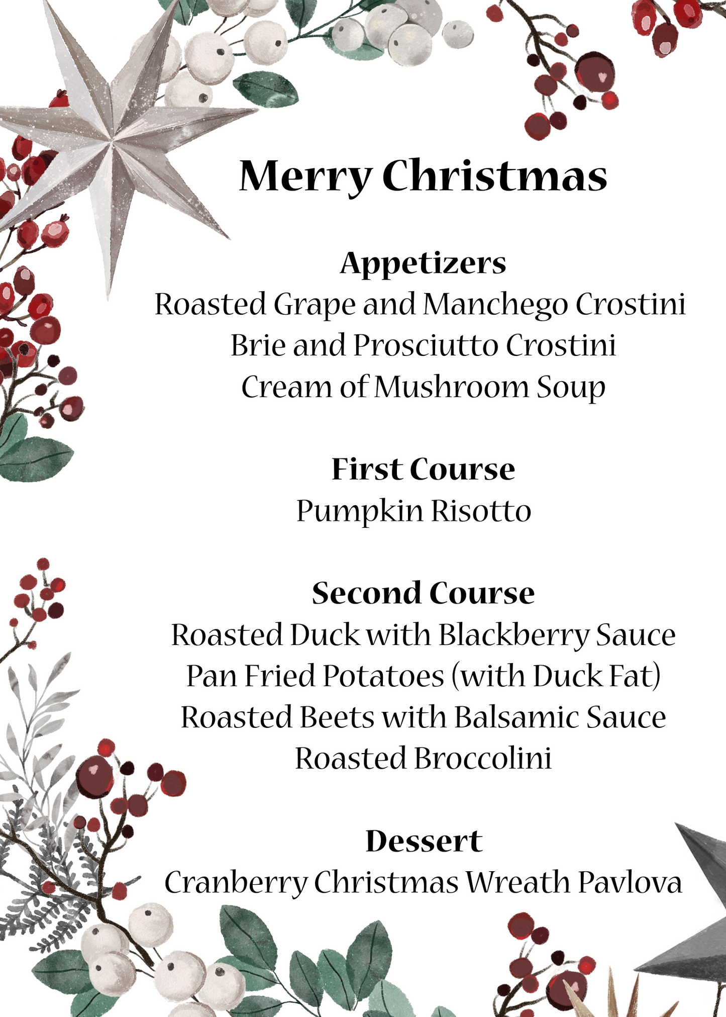 A Gluten-Free Christmas Feast: Three Elegant Meals Made Simple (eBook)